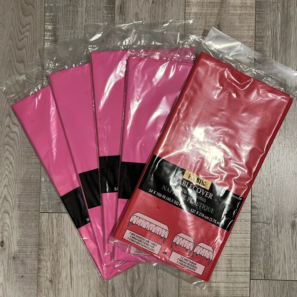Plastic Table Covers